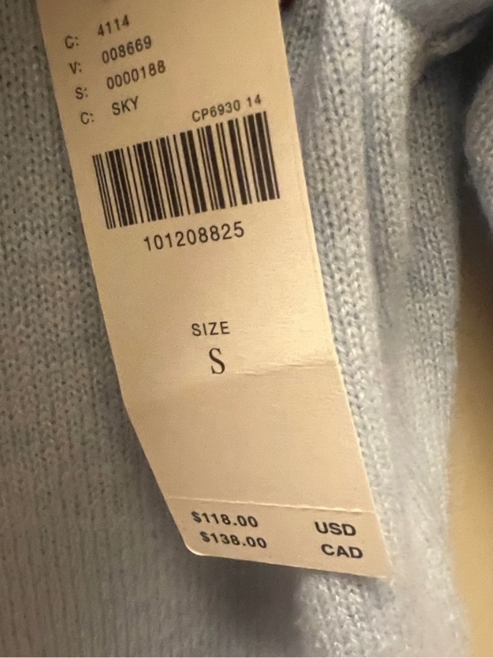 Anthropologie Powder Blue Puff-Sleeve Knit Top - Picture 5 of 6